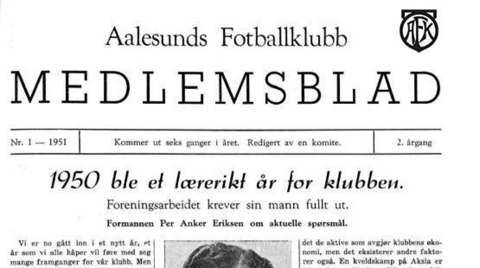 Medlemsblad 1950
