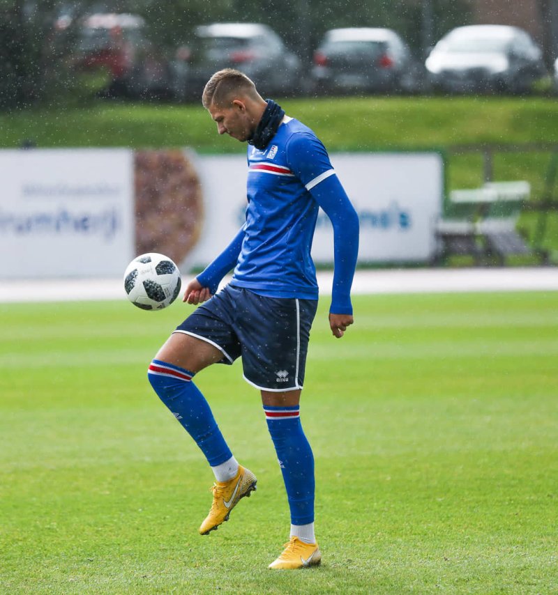 Brightons Stefan Alexander Ljubicic er på besøk og skal vise seg frem. Fotbolti.net