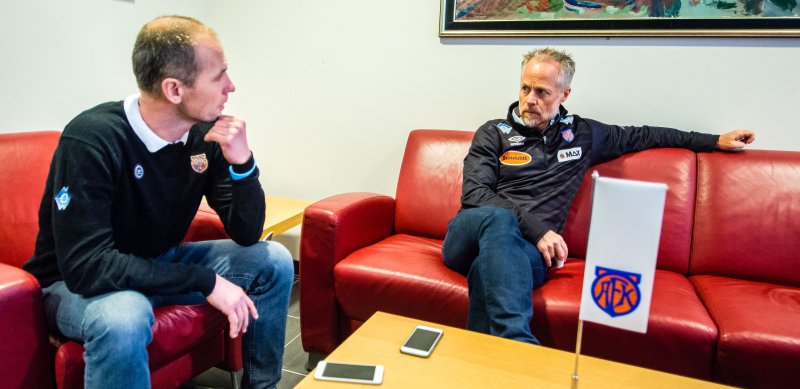 Sportsjef Bjørn Erik Melland sentralt i arbeidet. Timevis med diskusjoner begynner å gi resultat. Foto: Marius Simensen