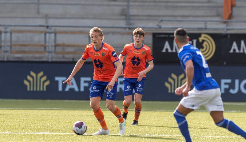 Erlend Segberg og Nikolai i aksjon mot KFUM Oslo tidligere i år. Foto: Jon Forberg