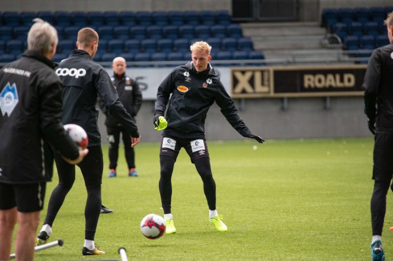 Nederlandske Daan Klinkenberg har funnet seg godt til rette i sin nye klubb. Foto: Srdan Mudrinic