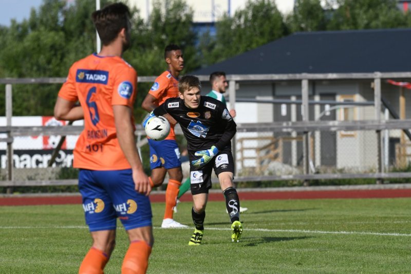 Andreas Lie og lagkameratene er selvsagt revansjesugne før søndagens kamp. Foto: Janne Monsen / Nest-Sotra Fotball.