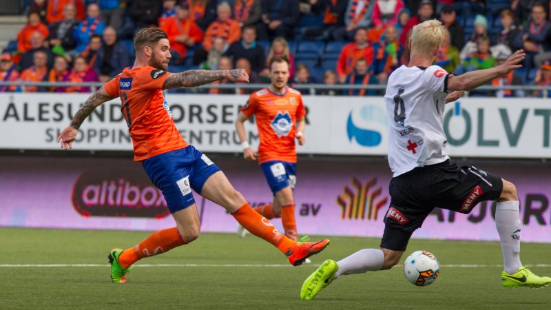 Hat-trick helt Lars Veldwijk i angrep mot Odd. Det endte 5-1. Foto: Srdan Murdrinic
