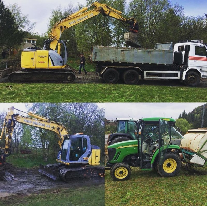 Både mennesker og maskiner har vært i arbeid på anlegget til Fjørtoft TIL. Foto: Fjørtoft TIL.