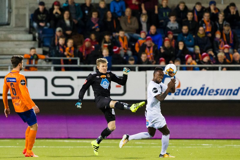 Andreas Lie i aksjon mot KBK da lagene sist møttes - i oktober 2017. Foto: NTB Scanpix.