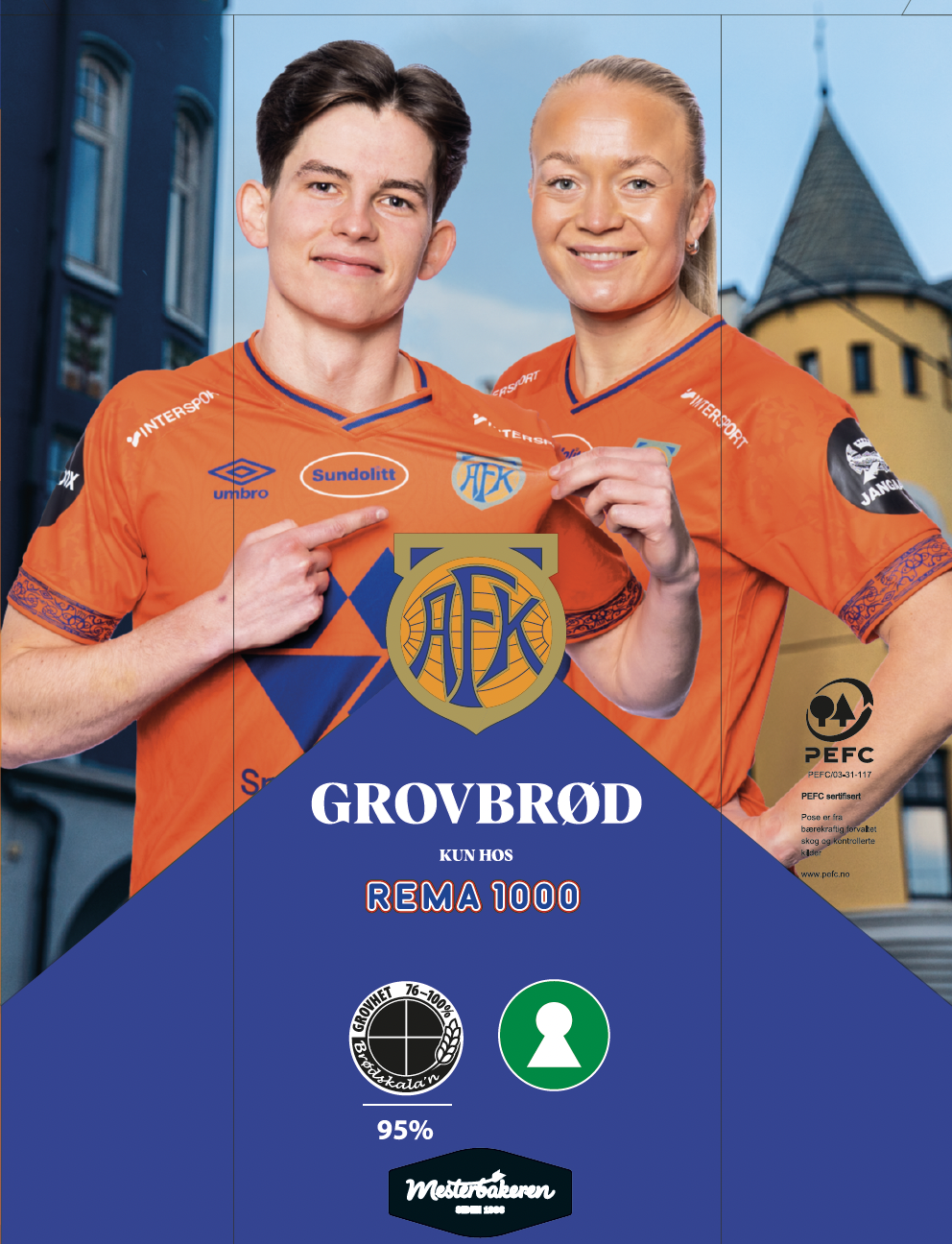 Melland og Muri pryder det nye AaFK-brødet!