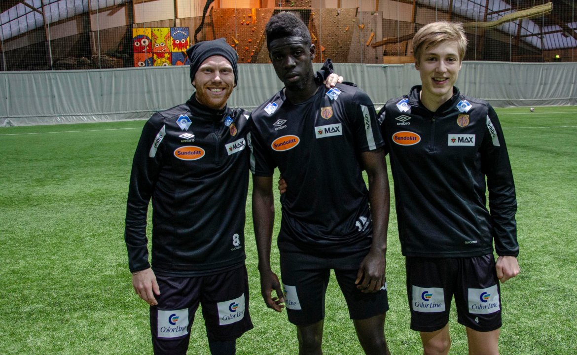 Pape Habib Gueye løp lengst av gutta i dag, tett etterfulgt av Fredrik Carlsen og Markus Karlsbakk