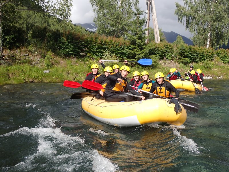 AaFK-gutta var i Valldalen tidligere denne uka. Foto: Valldal Naturopplevingar