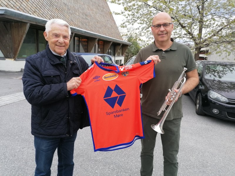 Kjell Kipperberg sammen med Rune Huse fra Aaum.